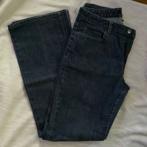 Banana Republic Blue Jeans Stretch Denim 8 R Boot Cut Women's Pants